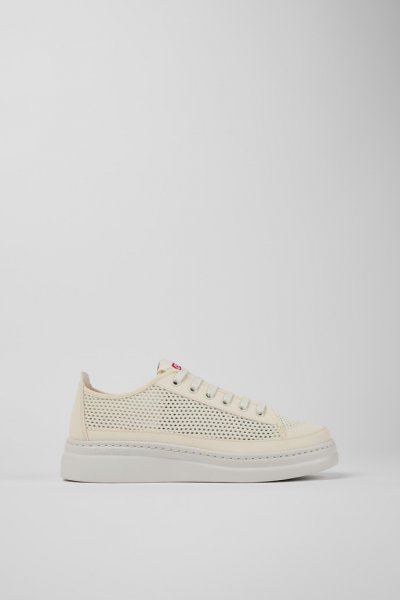 Camper Runner - Zapatillas blancas de tela para mujer