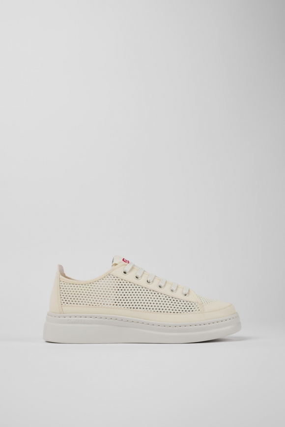 Camper Runner - Zapatillas blancas de tela para mujer