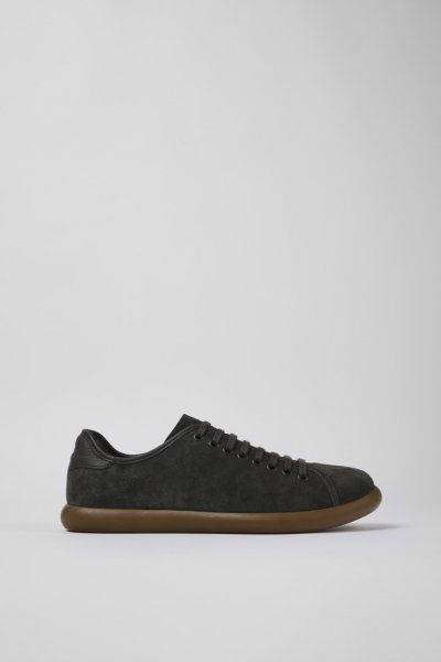 Camper Pelotas Soller - Zapatillas grises de nobuk/piel para hombre