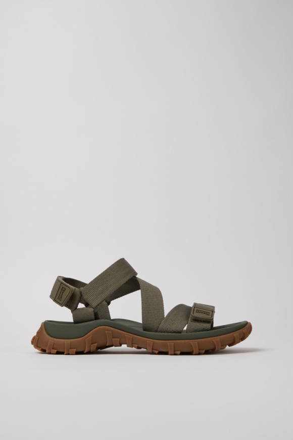 Sandalias Camper Drift Trail - Sandalia gris para hombre fabricada con PET reciclado.