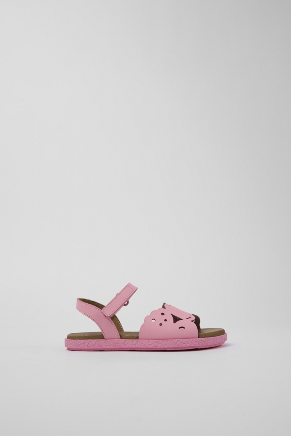 Camper Twins - Sandalias rosas de piel