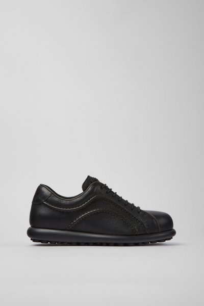 Camper Pelotas - Zapatos negros de piel para hombre