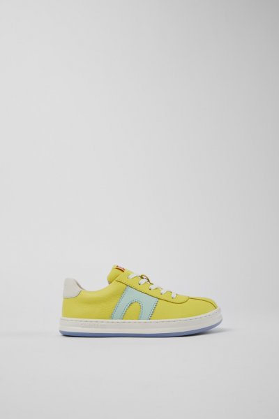 Camper Twins - Zapatillas amarillas de piel