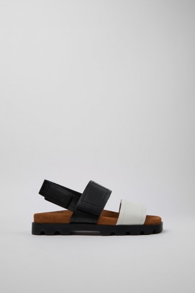 Camper Brutus Sandal - Sandalias de piel multicolor para mujer.
