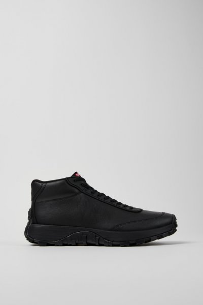 Camper Drift Trail - Zapatillas altas negras de piel para hombre.