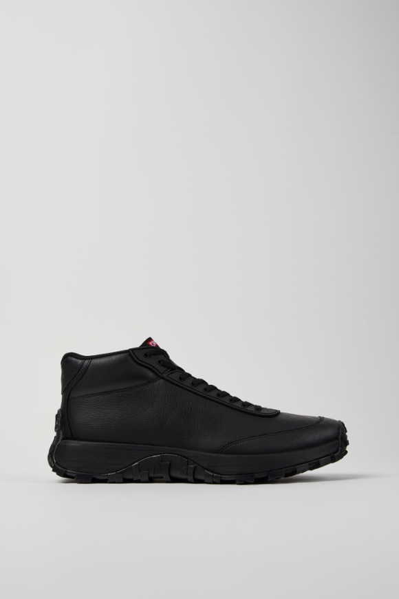 Camper Drift Trail - Zapatillas altas negras de piel para hombre.