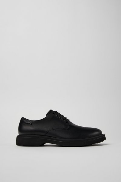 Camper Norman - Zapato de piel negro para hombre.