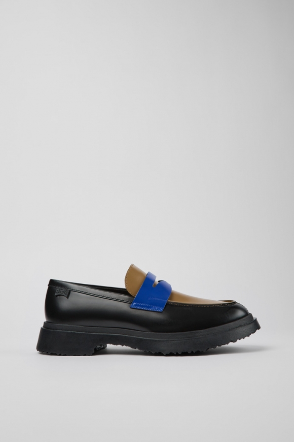 Camper Twins - Mocasines de piel multicolor para hombre