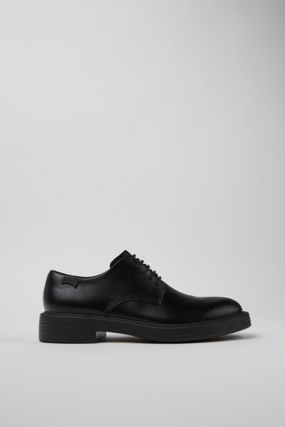 Camper Dean - Zapato negro de piel para hombre.