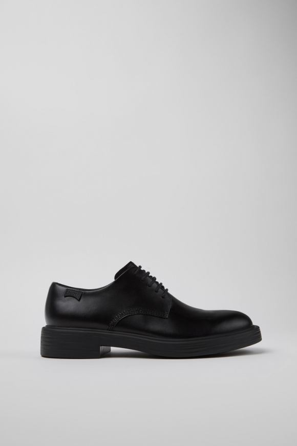 Camper Dean - Zapato negro de piel para hombre.