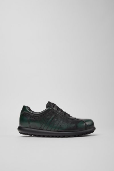 Camper Pelotas - Zapatillas de piel negras para mujer.