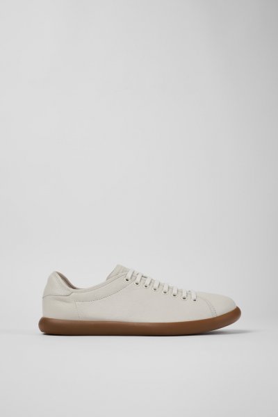 Camper Pelotas Soller - Zapatilla blanca de piel para hombre.