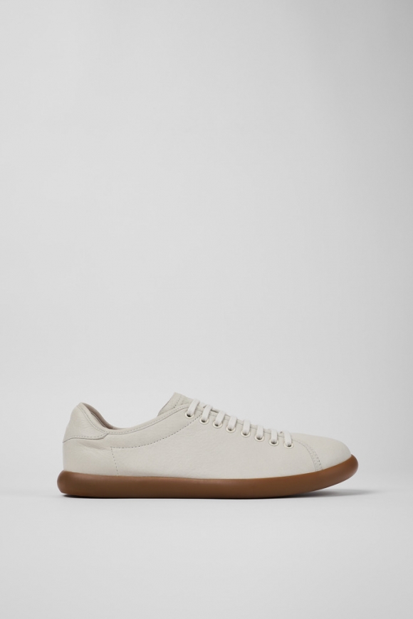 Camper Pelotas Soller - Zapatilla blanca de piel para hombre.