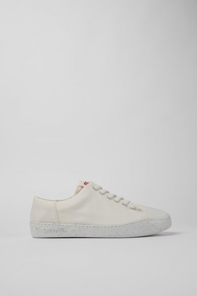 Camper Peu Touring - Zapatillas blancas de tela para hombre