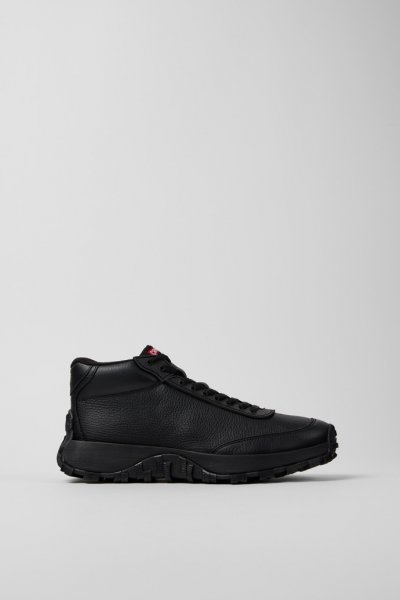 Camper Drift Trail - Botines negros de piel para mujer.