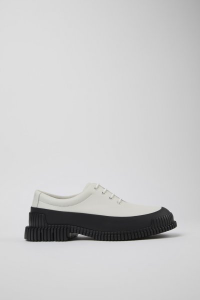 Camper Pix - Zapato de piel blanco para hombre