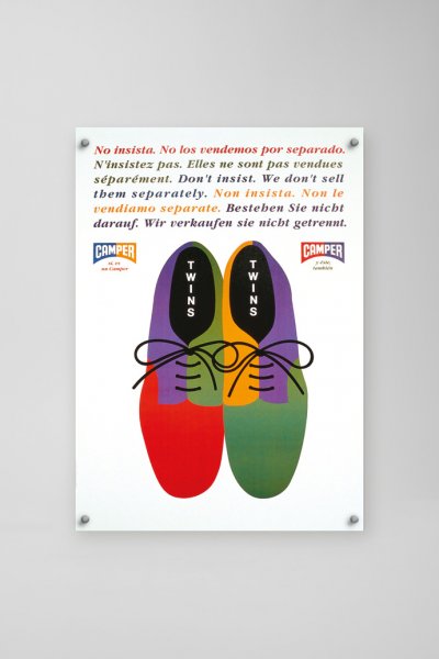 Camper Póster Edición Limitada 2 - No insistas.No los vendemos por separado.