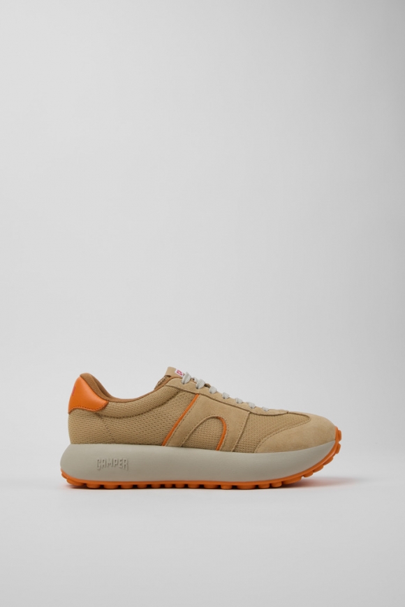 Camper Pelotas Athens - Zapatillas multicolor para mujer de PET reciclado y nobuk.