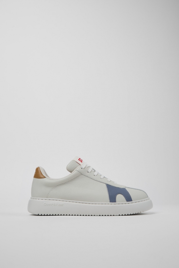 Camper Twins - Zapatillas blancas de piel para mujer