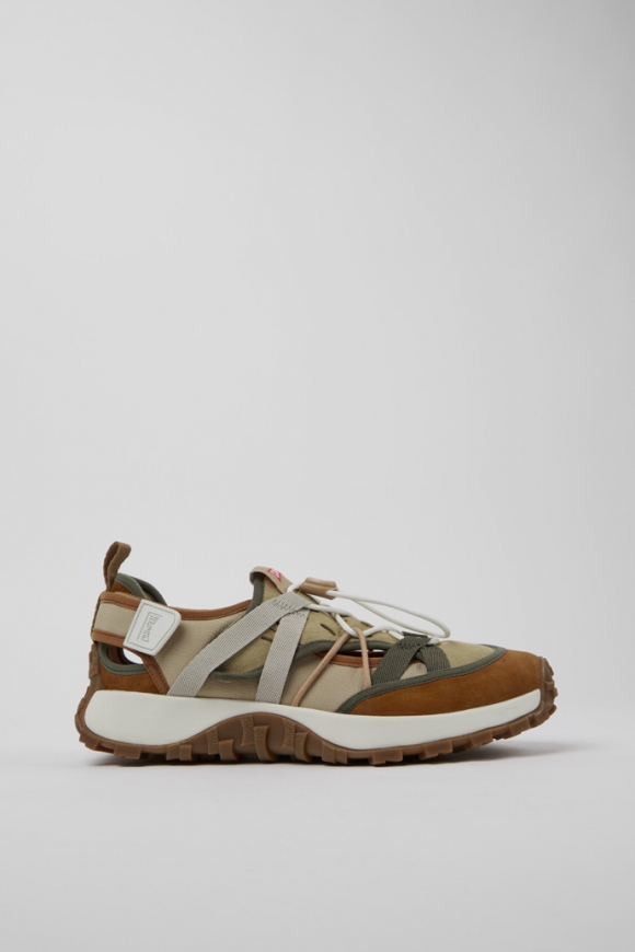 Camper Twins - Zapatillas multicolor para hombre fabricadas en PET reciclado y piel nobuk.