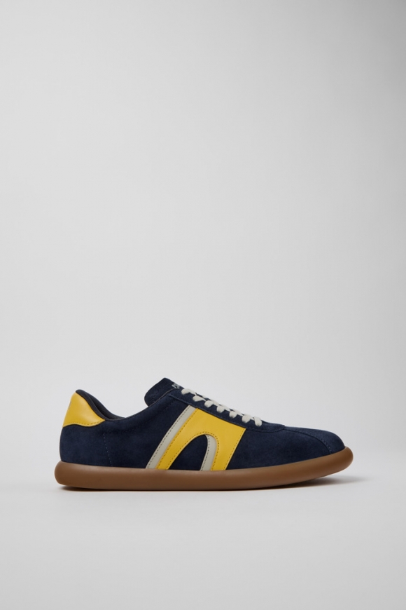 Camper Pelotas Soller - Zapatilla multicolor para hombre de piel y nobuk.