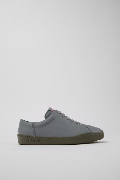 Camper Peu Touring - Zapatillas de piel gris para hombre.