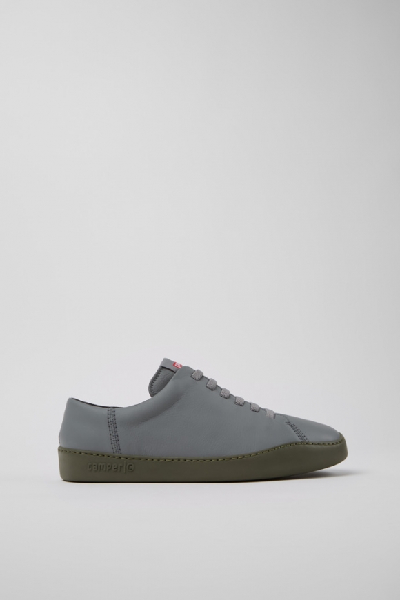 Camper Peu Touring - Zapatillas de piel gris para hombre.