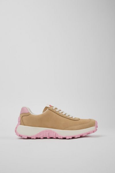 Camper Drift Trail VIBRAM - Zapatillas multicolor para mujer de piel nobuk y textil.