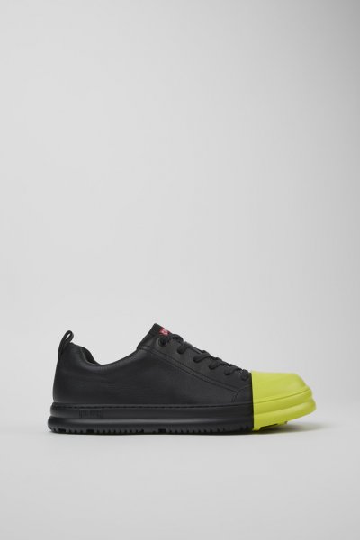 Camper Junction Runner - Zapatillas de piel negras