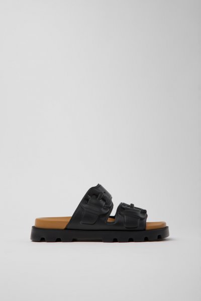 Camper Brutus Sandal - Sandalias negras de EVA para mujer.