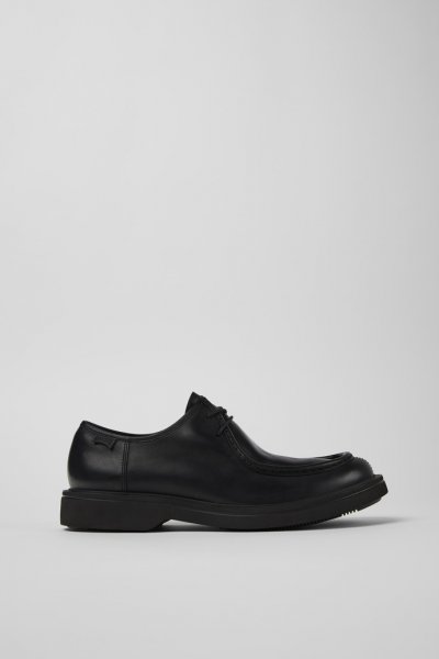 Camper Norman - Zapato de piel negro para hombre.