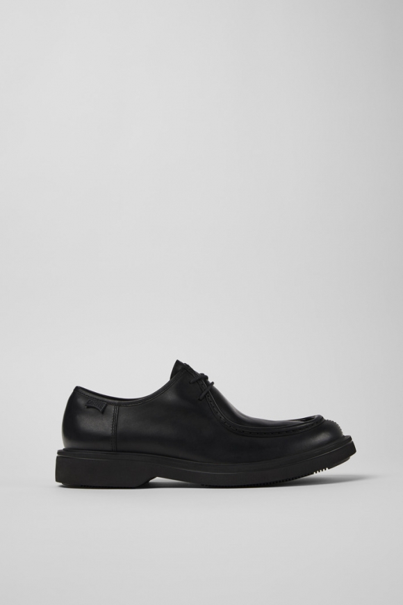 Camper Norman - Zapato de piel negro para hombre.