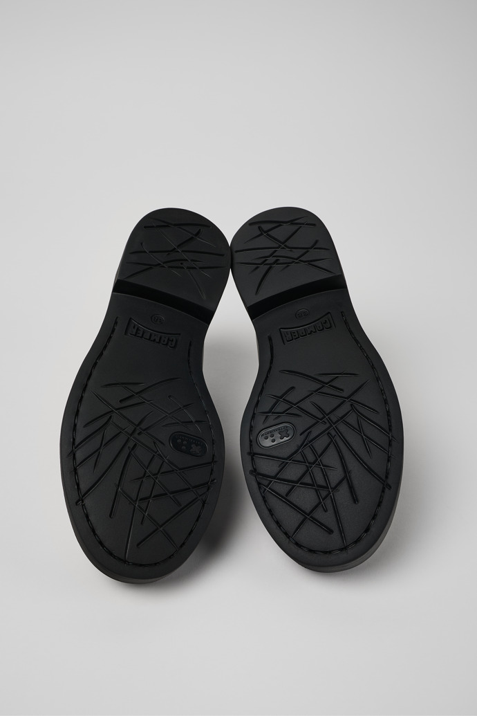 Camper Twins - Mocasín de piel color vino para mujer