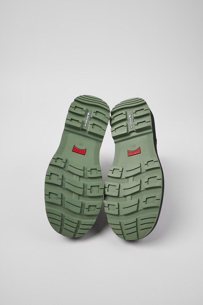 Camper Brutus Trek MICHELIN - Botines grises de piel nobuk para mujer