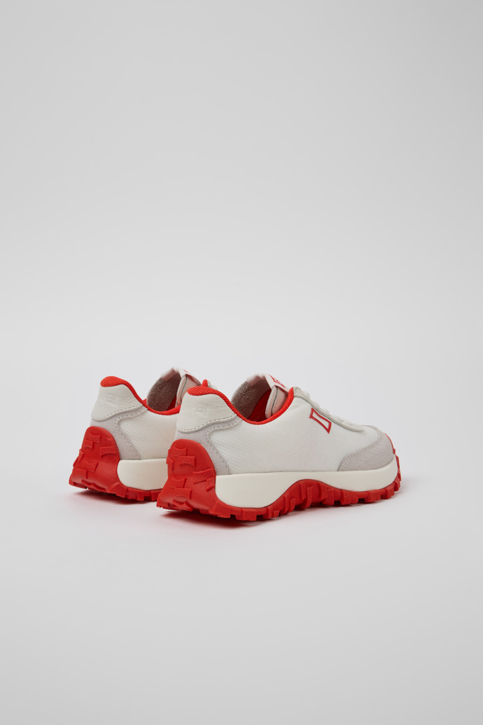 Camper Drift Trail - Zapatillas blancas para niños fabricadas con PET reciclado y piel.