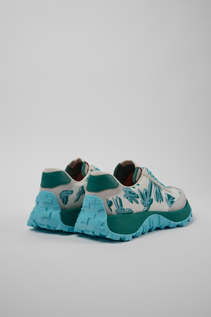 Camper Drift Trail VIBRAM - Zapatillas multicolor para mujer fabricadas con PET reciclado y piel nobuk.