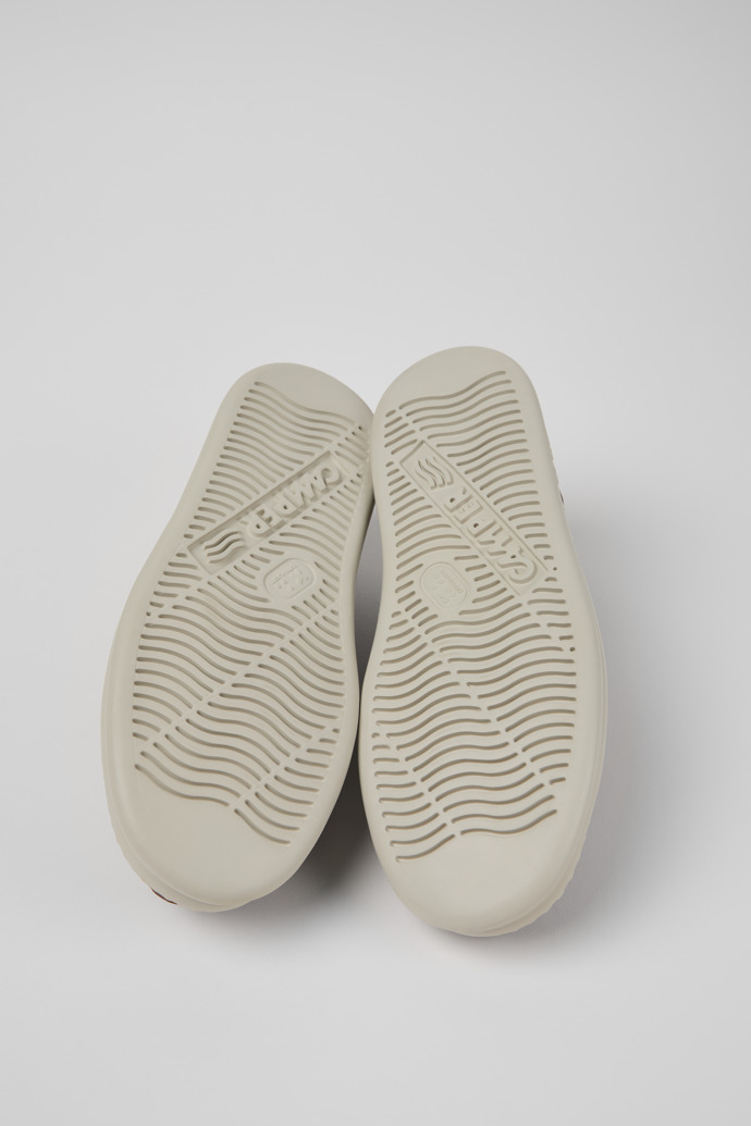 Camper Runner - Mocasín de piel marrón para hombre.