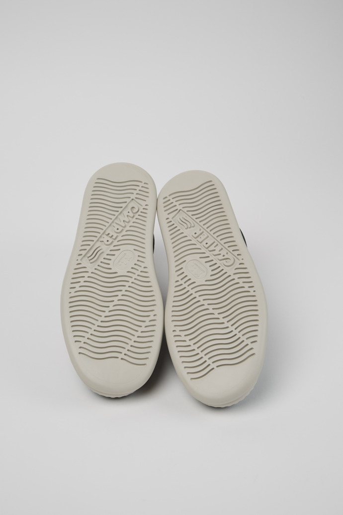 Camper Runner - Zapatillas verdes para hombre de piel y nobuk.