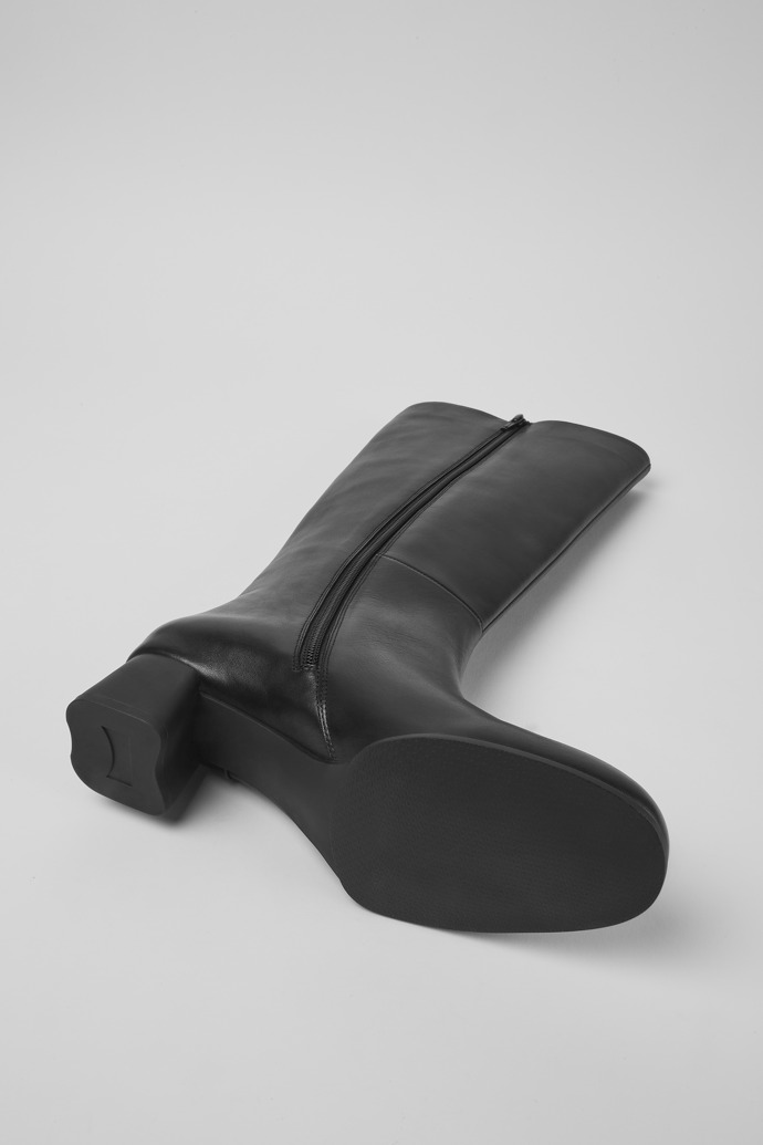 Camper Katie - Botas altas negras de piel para mujer.