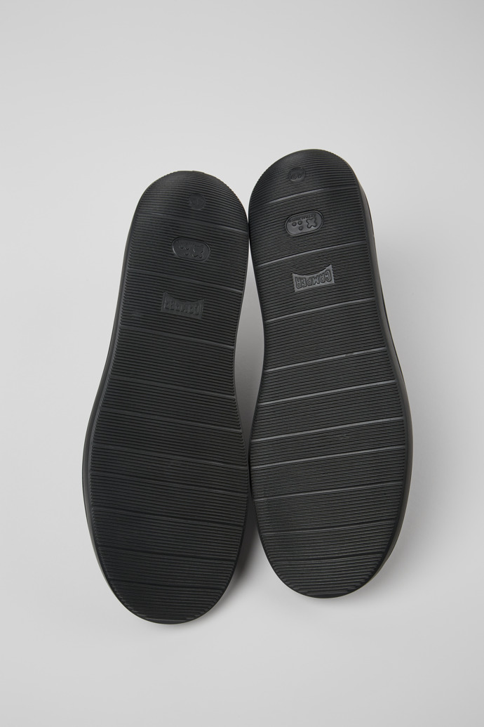 Camper Wagon - Botines negros de piel para hombre