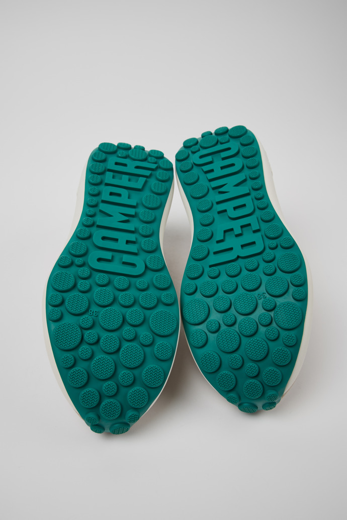 Camper Pelotas Athens - Zapatillas multicolor para mujer de PET reciclado y piel nobuk.