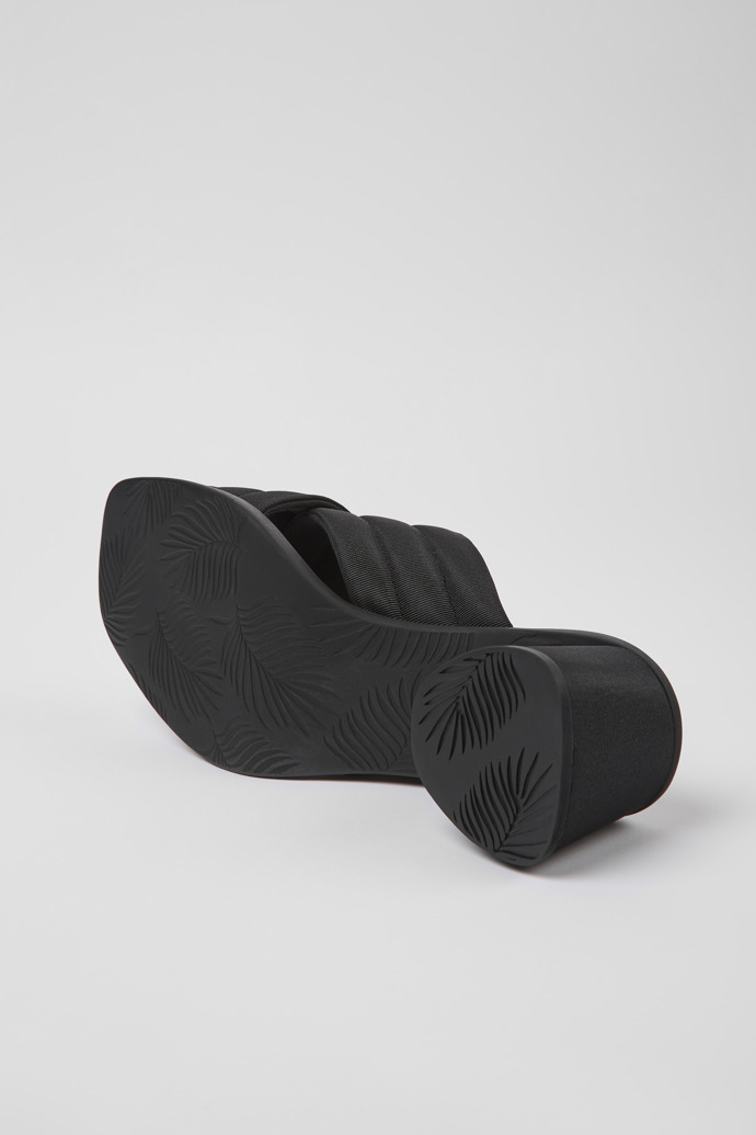 Camper Kiara - Sandalia de tela negra para mujer