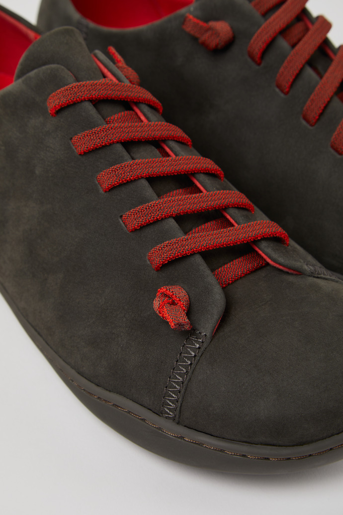 Camper Peu - Zapato gris de piel para hombre.