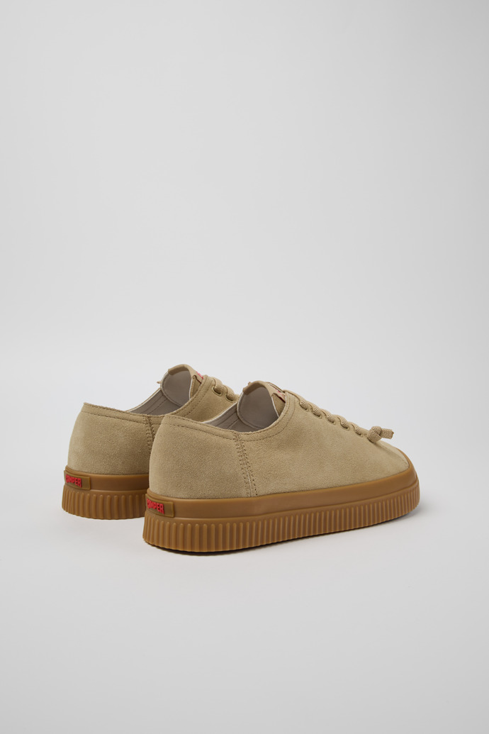 Camper Peu Roda - Zapatillas beige de piel nobuk para hombre.