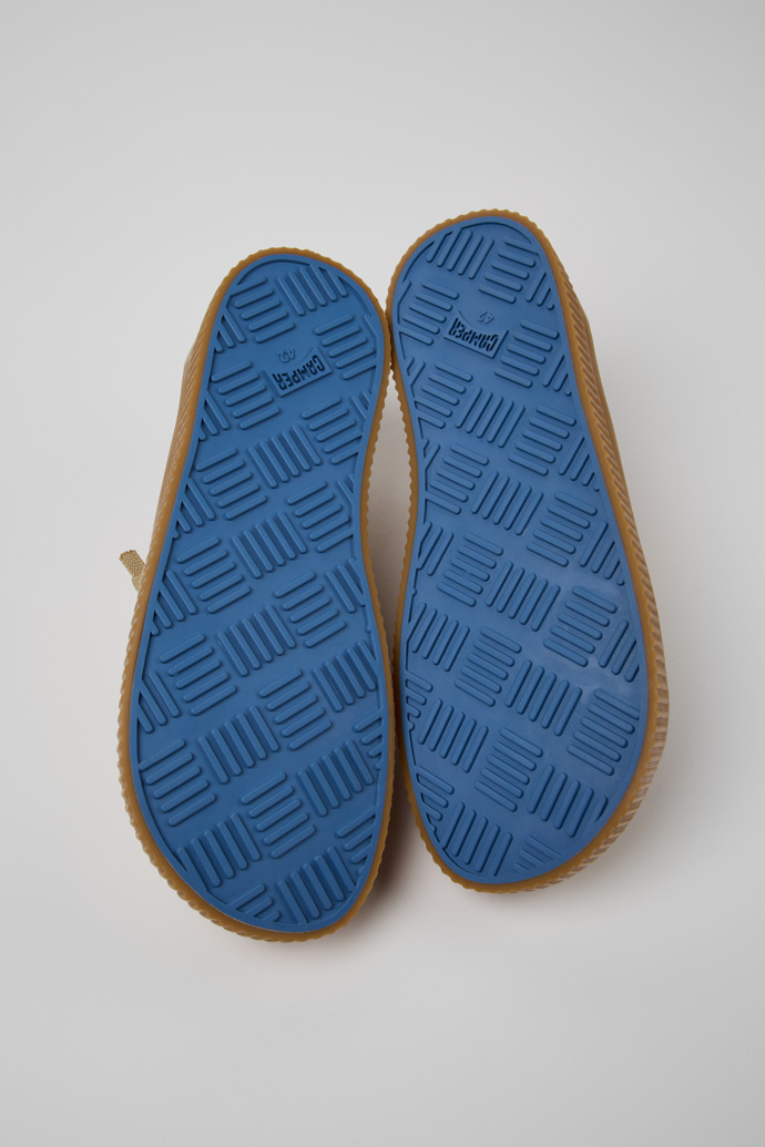 Camper Peu Roda - Zapatillas beige de piel nobuk para hombre.