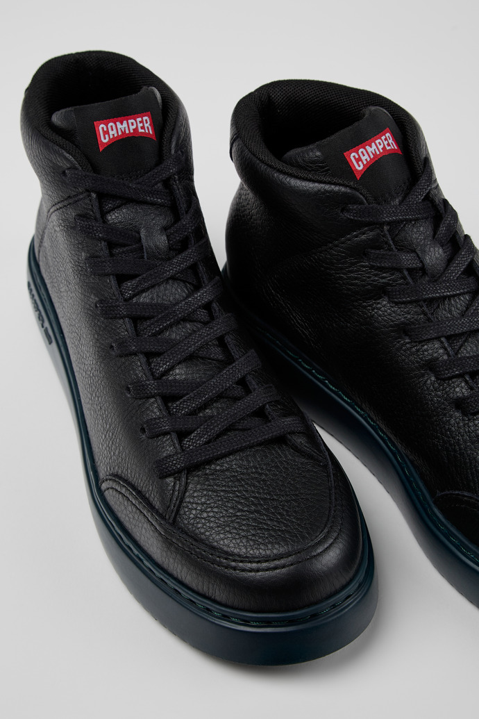 Camper Runner K21 - Zapatillas negras de piel para mujer