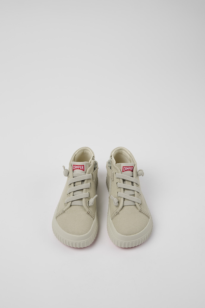 Camper Peu Roda - Zapatilla textil gris para niño.