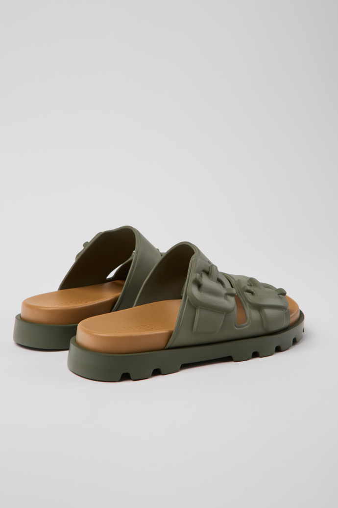 Camper Brutus Sandal - Sandalias verdes de EVA para mujer.