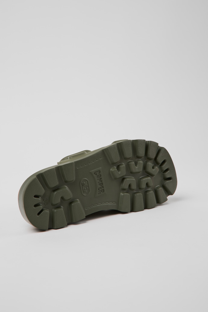 Camper Brutus Sandal - Sandalias verdes de EVA para mujer.