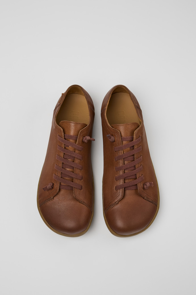 Camper Peu - Zapato marrón de piel para hombre.